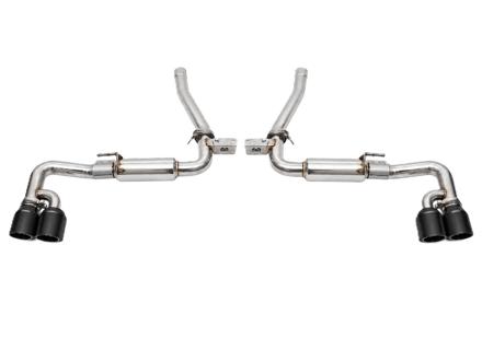 Fabspeed Supercup Exhaust System, Satin Black. Porsche 958.2 Cayenne V6 (2015-2018) - 95811191200, 95804420000 - FS.POR.9582V6.SCUPB